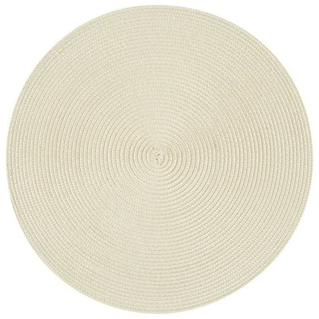Placemat Round Disko Ivory ND