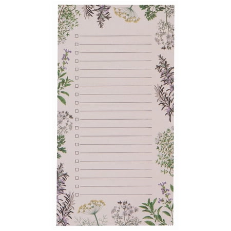 Magnetic Notepad Garden Herbs
