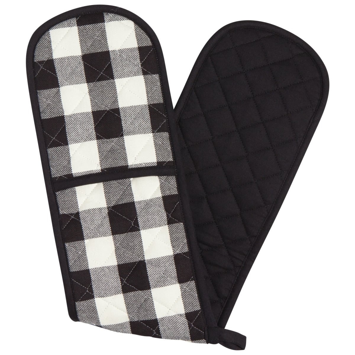 Double Oven Mitt Black