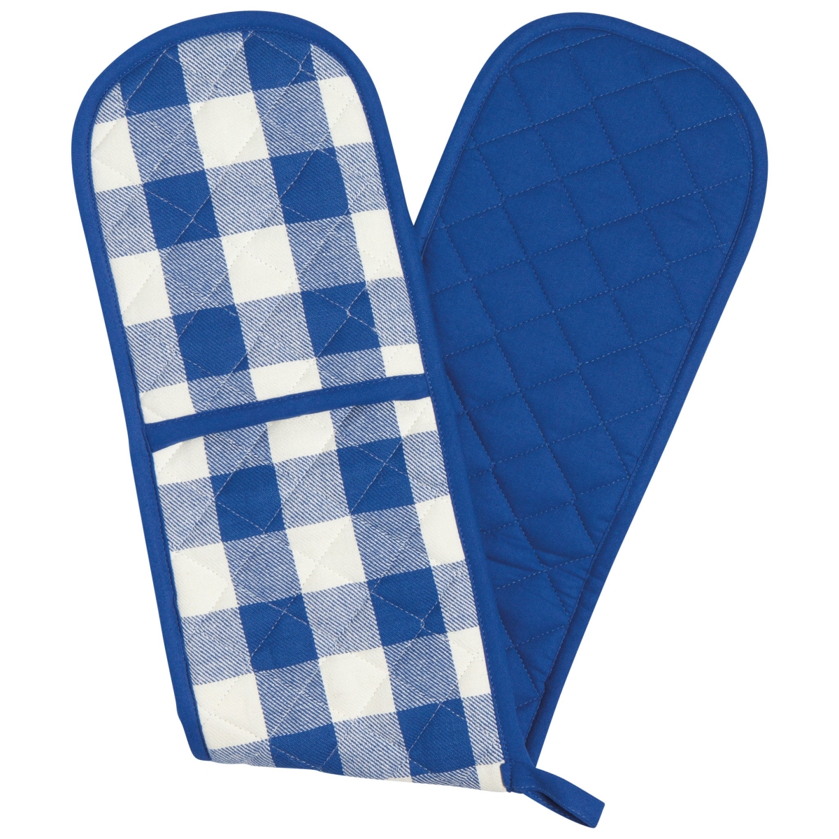 Double Oven Mitt Blue