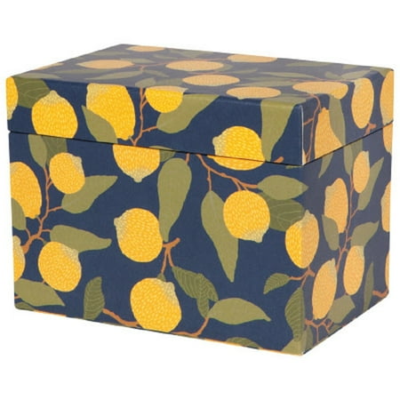 Recipe Box 4x6 Lemons