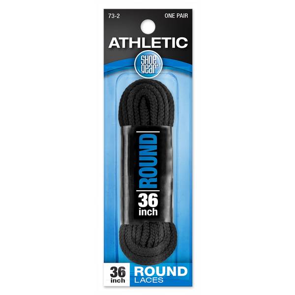 Shoelaces Black Round 36"