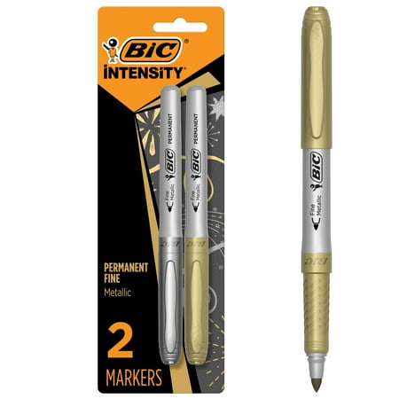 Bic Gold/Silver Metallic Markr