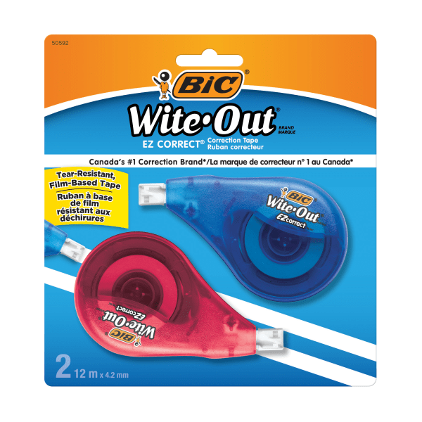Bic Wite-Out Tape 2pk.
