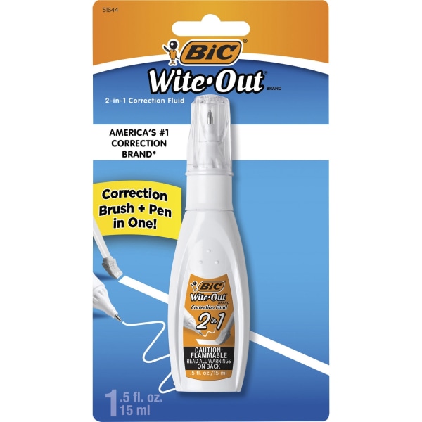Bic Wite Out 2-in1 Pen/Brush