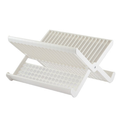 Folding Dish Rack White-Hutzle
