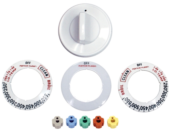 Electric Range Oven Knob White