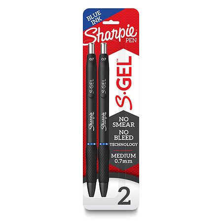Sharpie S-Gel Pen .7 Blue 2ct