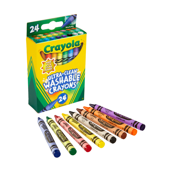 24 Crayons Washable Color MAX