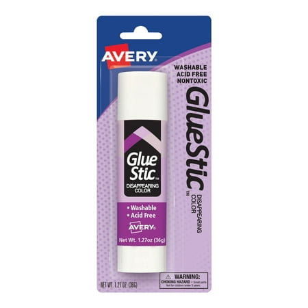 Glue Stic 1.27oz Purple Avery