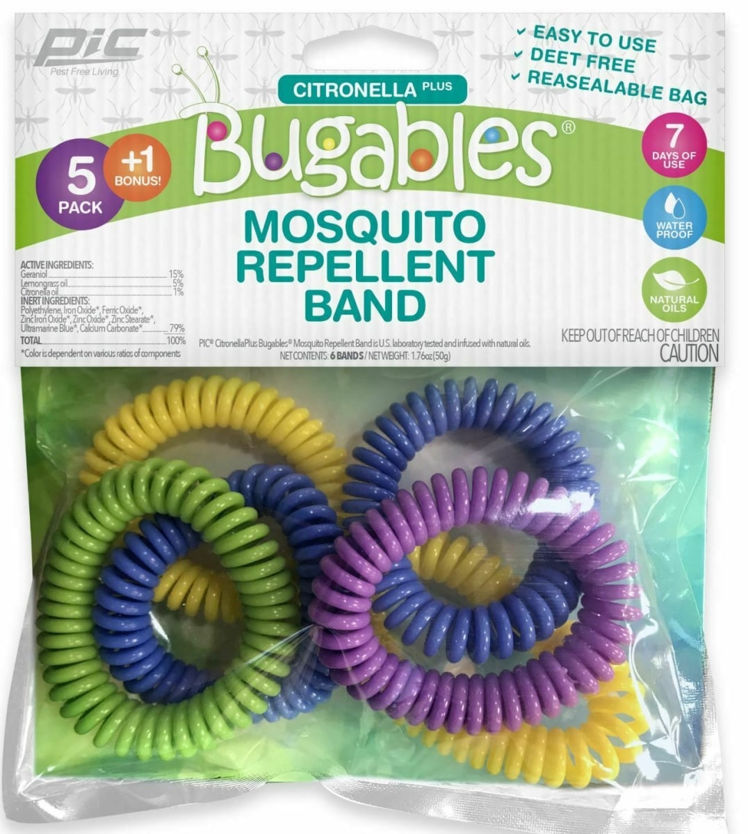 Citronella Wrist Band 6pk PIC