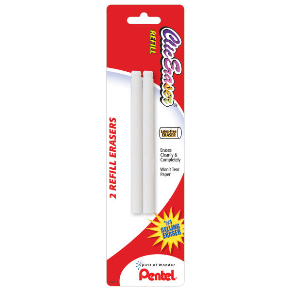 Pentel Clic Eraser Refill 2pk.