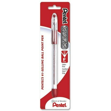 Pentel RSVP Fine .7 Red 1ct
