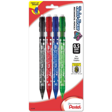 Pentel Twist-Erase 0.5mm 4ct