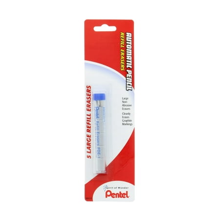 Pentel Eraser Refill 5pk PDE-1