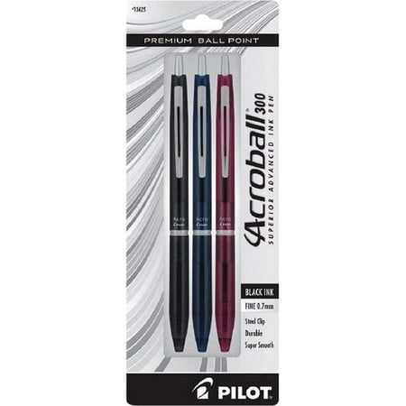 Pilot Acroball 300 0.7mm 3pk.