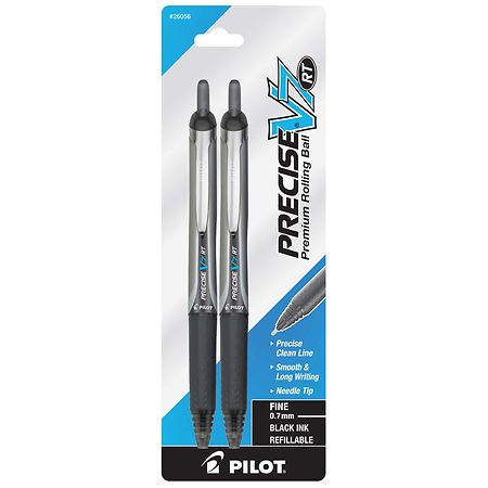 Precise V7 RT Black Fine 2pk.