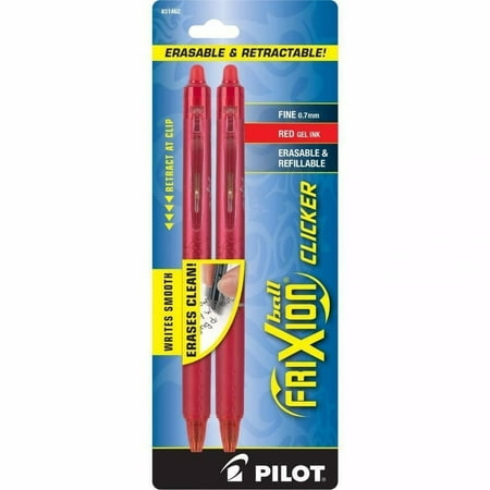 Frixion Ball Pt. 0.7 Red 2pk