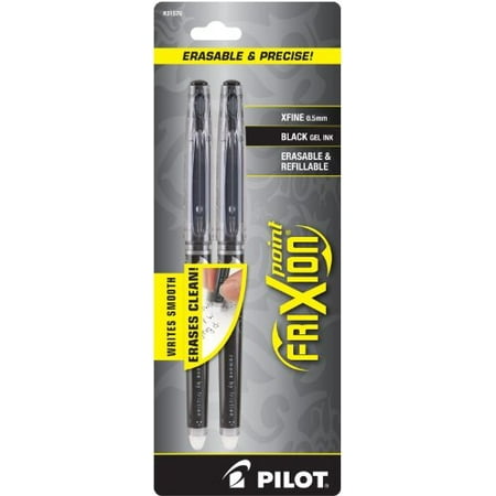 Frixion Point 0.5 Black 2pk