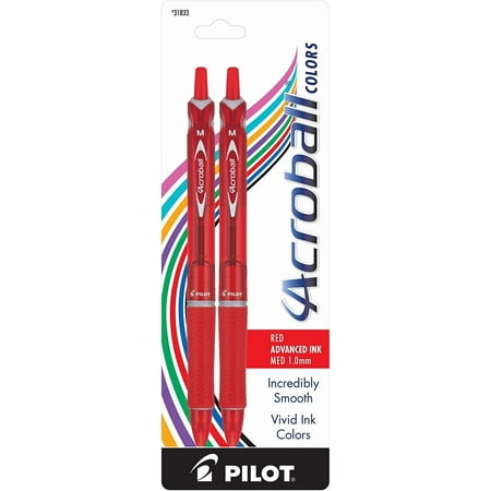 Pilot Acroball Red Med. 2pk.