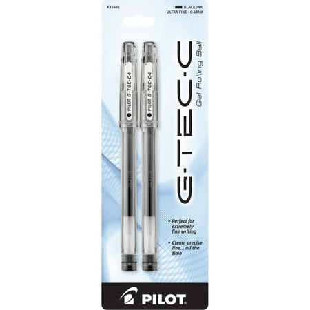 Pilot G-TEC-C .4mm Black 2pk.