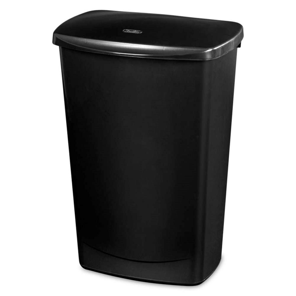 WASTE/COV-44qt-LIFTTOP-Black