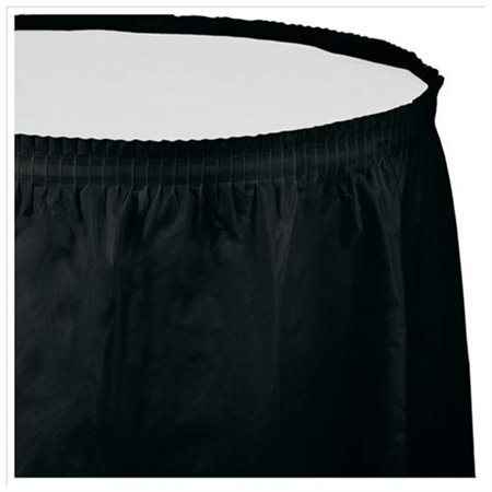 Tableskirt Black 14' x 29"