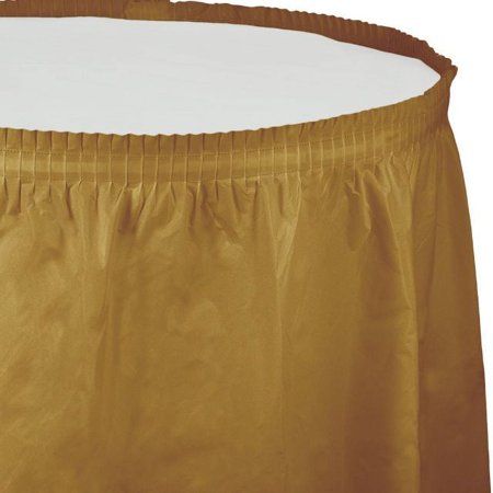 Tableskirt Gold 14' x 29"