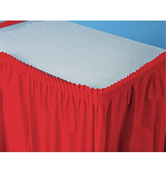 Tableskirt Red 14 'x 29"