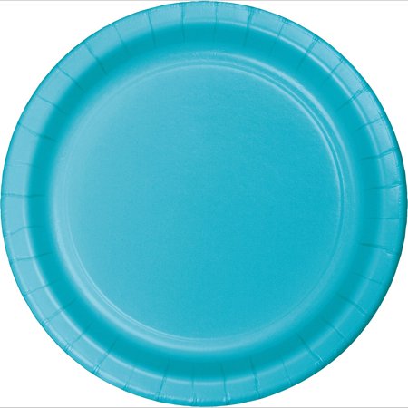 7" Paper Plate Bermud Blue 24c
