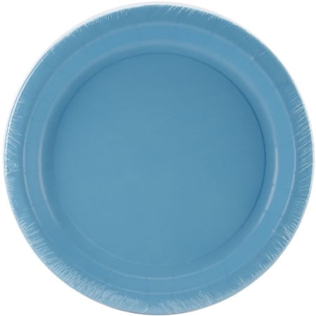 9" Paper Plate Bermuda Blue 24