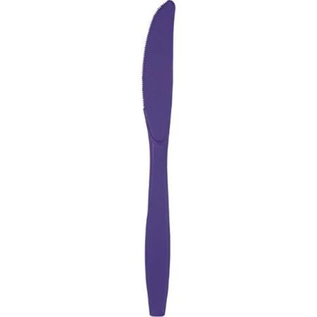 Plastic Knife 24ct Purple