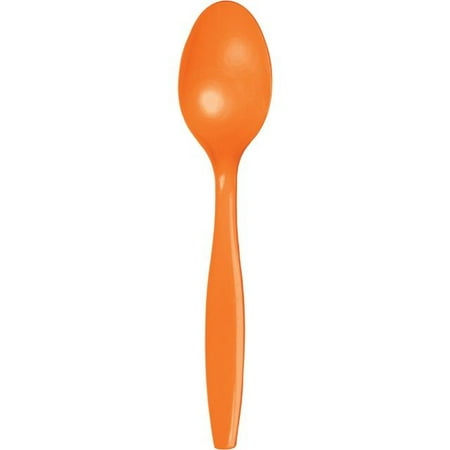 Plastic Spoon 24ct Sunkissed O