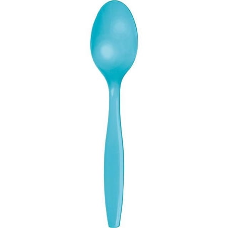 Plastic Spoon - Bermuda Blue