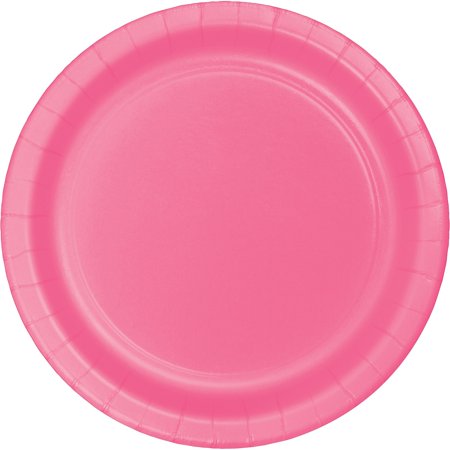 7" Paper Plate Candy Pink 24ct
