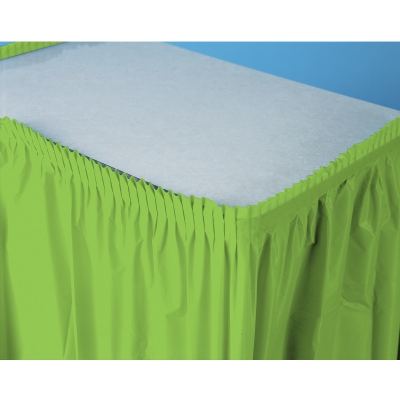 Tableskirt Fresh Lime 14' x29"