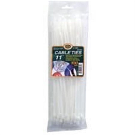 Cable Ties 4" Wht 18Lb 100pk.