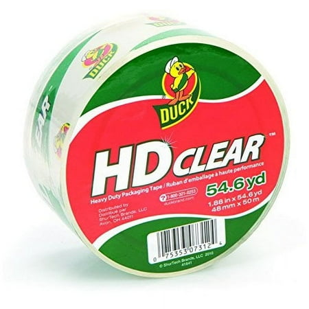 Packing Tape HD Clear 2" DUCK