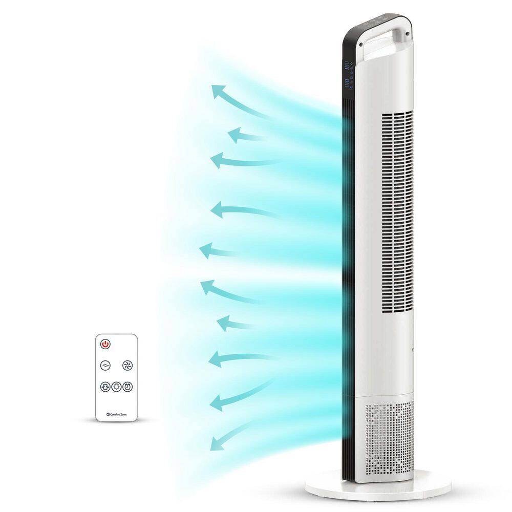 Tower Fan 42" w/Remote WHT CZ