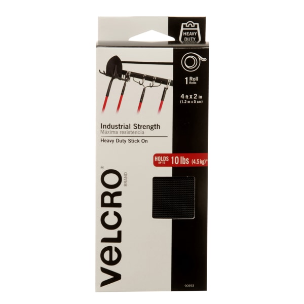 Velcro Industrial 4'x 2" Black
