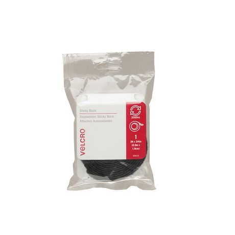 Velcro 3/4" x 3' 1ct Black