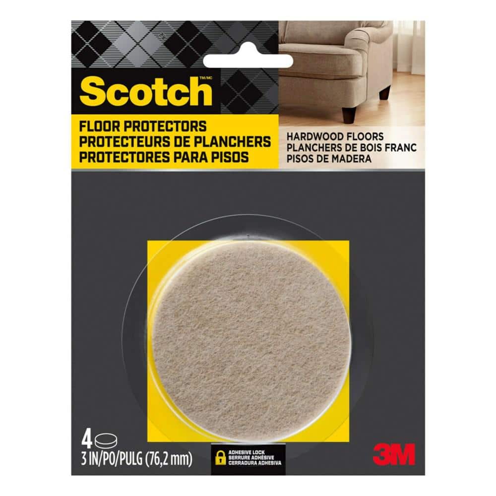 Felt Floor Protector 3" 4ct.