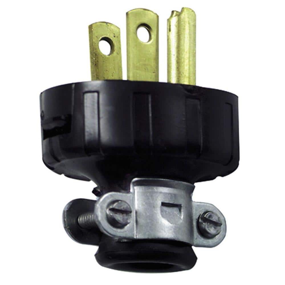 3 Prong Vinyl Grounding Plug
