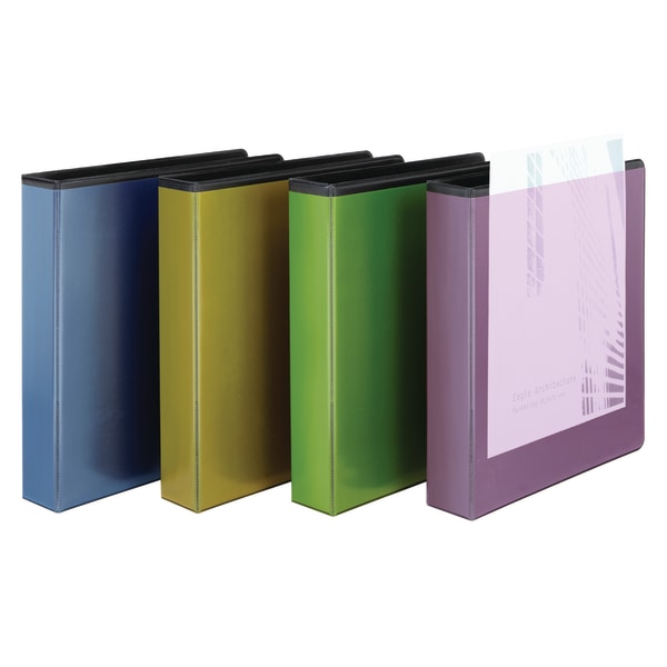1.5" View Binder Black -Tinted