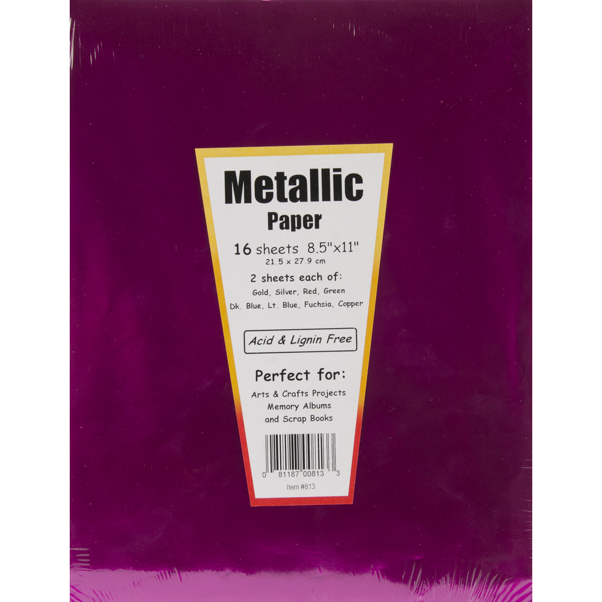 Met Paper- Asstd 8½x11 16ct