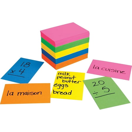 Flash Cards 2x3 Assorted Color