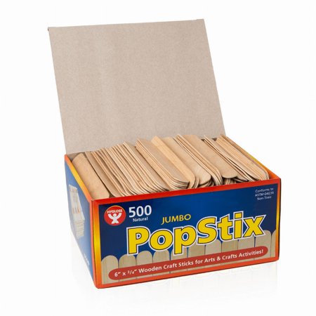 Craft Stick Jumbo 6" 500pc