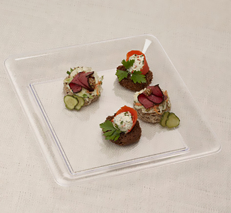 12" Square Tray CLEAR - Yoshi