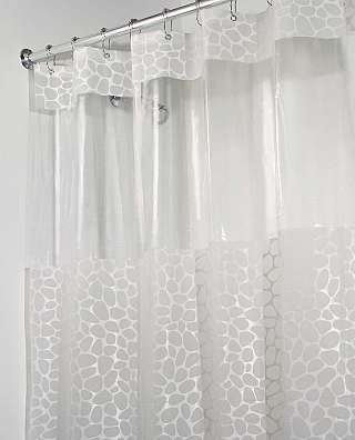 Shower Curtain Pebblz White iD