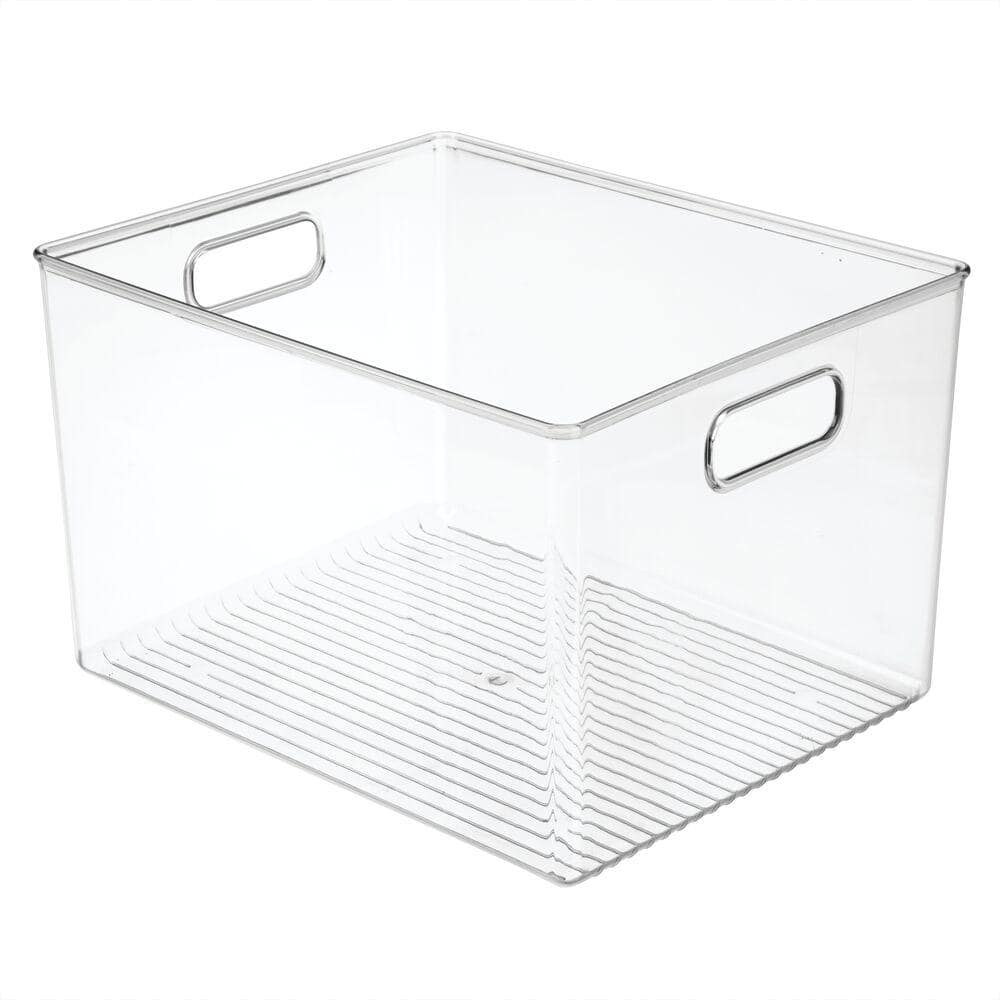 Bin 12x10x8 w/Handle CLR iDesi